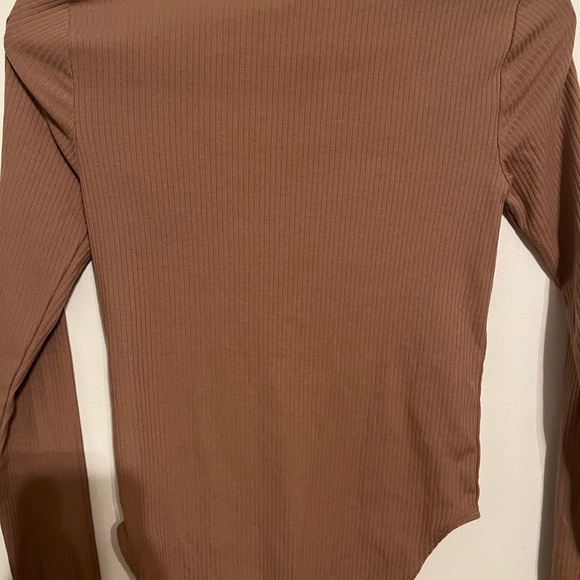 Long-Sleeve Rib-Knit Bodysuit - Picture 3 of 3